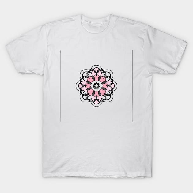 mandala Clamber Paintmandala Zoom Paint T-Shirt by Martin Young